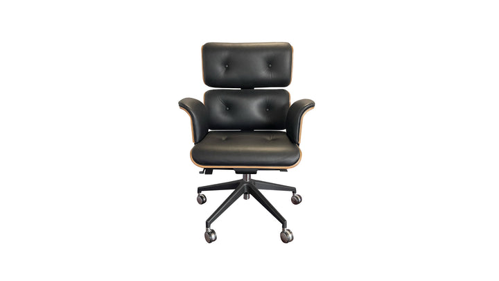 Sillón Armadillo 2 - cuero negro