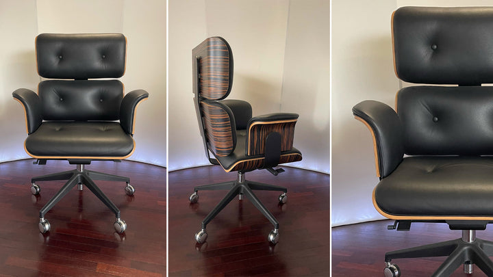Sillón Armadillo 2 - cuero negro