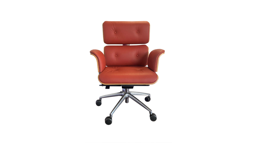 Sillón Armadillo 2 - Cuero rojo