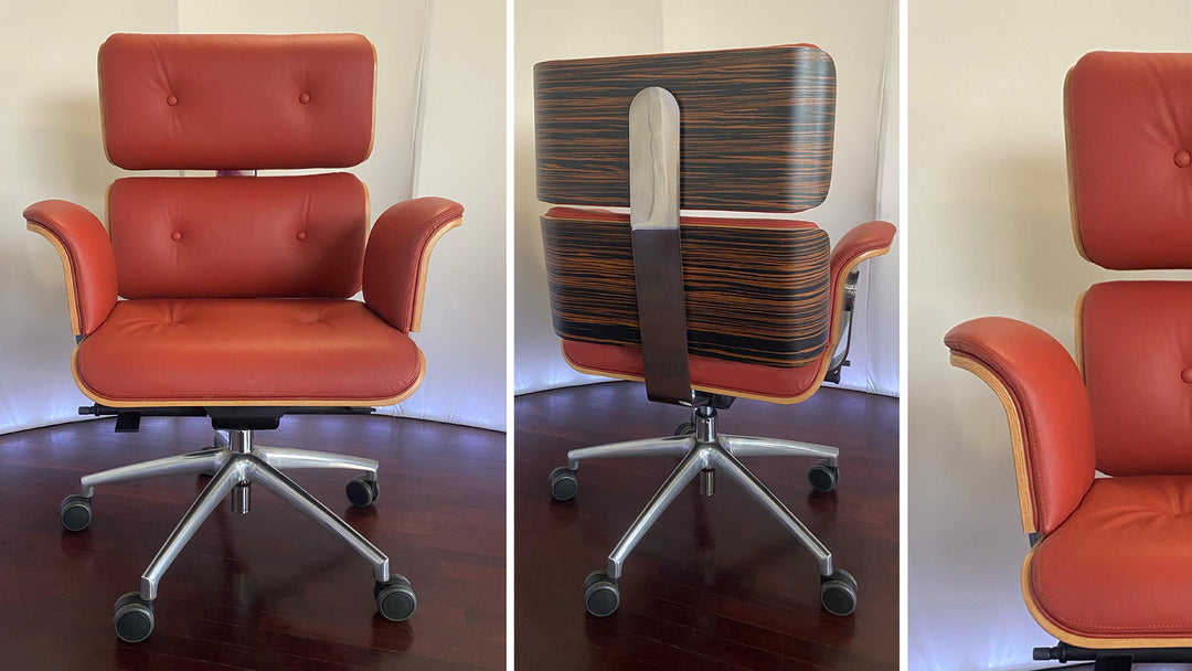 Sillón Armadillo 2 - Cuero rojo