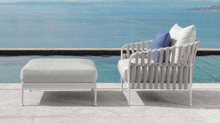 Sillón de exterior con marco para sala de estar
