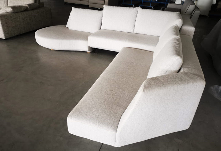 Sofá modular esquinero Vision - Tejido marfil