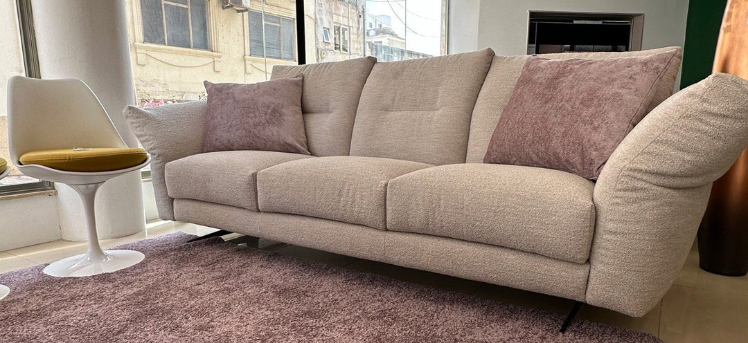 Every One divano a 4 posti - tessuto grigio chiaro