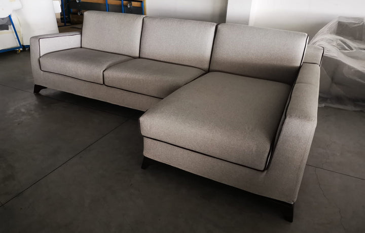 Kris Ecksofa - Hellbeiger Stoff