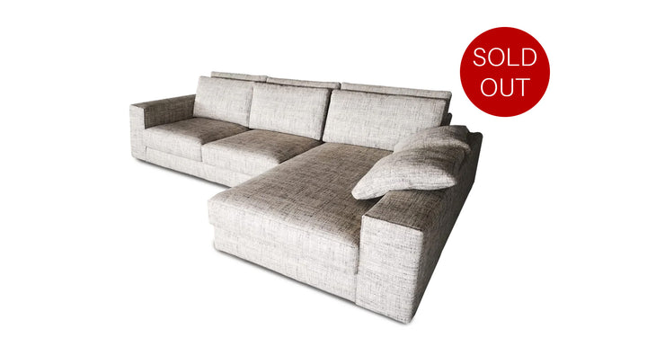 Shade 275cm corner sofa - Light grey fabric
