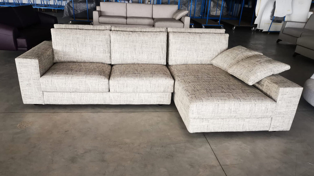 Shade 275cm corner sofa - Light grey fabric