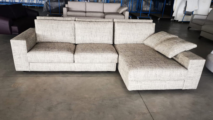 Shade 275cm corner sofa - Light grey fabric