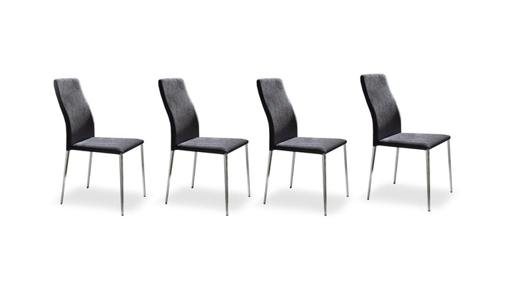 Set 4 Town chair - graphite colour